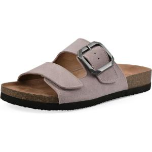 imageWHITE MOUNTAIN Womens Hayloft Signature ComfortMolded Footbed SandalLtlavenderSuede