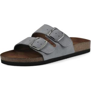 imageWHITE MOUNTAIN Womens Helga Flat SandalBlue RaspberrySuede