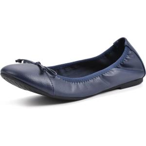 imageWHITE MOUNTAIN Womens Sunnyside II Flexible Ballet FlatNavySmooth