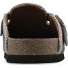 imageWHITE MOUNTAIN Womens Bendees ContrastStitched Signature ComfortMolded Footbed ClogBlue RaspberrySuede