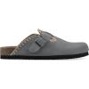 imageWHITE MOUNTAIN Womens Bendees ContrastStitched Signature ComfortMolded Footbed ClogBlue RaspberrySuede