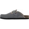 imageWHITE MOUNTAIN Womens Bendees ContrastStitched Signature ComfortMolded Footbed ClogBlue RaspberrySuede
