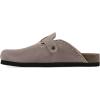imageWHITE MOUNTAIN Womens Bendees ContrastStitched Signature ComfortMolded Footbed ClogLt LavenderSuede