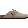 imageWHITE MOUNTAIN Womens Bendees ContrastStitched Signature ComfortMolded Footbed ClogSandal WoodSuede