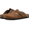 imageWHITE MOUNTAIN Womens Bendees ContrastStitched Signature ComfortMolded Footbed ClogWhiskeySuede