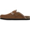 imageWHITE MOUNTAIN Womens Bendees ContrastStitched Signature ComfortMolded Footbed ClogWhiskeySuede