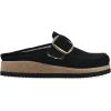 imageWHITE MOUNTAIN Womens Bueno MuleBlack Suede With Faux Fur