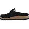 imageWHITE MOUNTAIN Womens Bueno MuleBlack Suede With Faux Fur