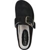 imageWHITE MOUNTAIN Womens Bueno MuleBlack Suede With Faux Fur