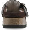 imageWHITE MOUNTAIN Womens Bueno MuleCoco Brown Suede With Faux Fur