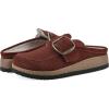 imageWHITE MOUNTAIN Womens Bueno MuleRust Suede With Faux Fur
