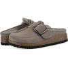 imageWHITE MOUNTAIN Womens Bueno MuleTaupe Suede With Faux Fur