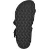 imageWHITE MOUNTAIN Womens Grays Signature ComfortMolded Footbed SandalBlackSuede
