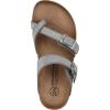imageWHITE MOUNTAIN Womens Grays Signature ComfortMolded Footbed SandalBlue RaspberrySuede