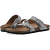 imageWHITE MOUNTAIN Womens Grays Signature ComfortMolded Footbed SandalBlue RaspberrySuede