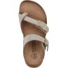 imageWHITE MOUNTAIN Womens Grays Signature ComfortMolded Footbed SandalSandal WoodSuede