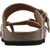 imageWHITE MOUNTAIN Womens Grays Signature ComfortMolded Footbed SandalSandal WoodSuede