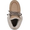 imageWHITE MOUNTAIN Womens Icebox Faux Fur Moc Toe BootieBeach WoodSuede