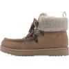 imageWHITE MOUNTAIN Womens Icebox Faux Fur Moc Toe BootieBeach WoodSuede