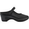 imageWHITE MOUNTAIN Womens Vinto 2 Heeled Mary Jane ClogBlackSuededSmooth