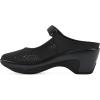 imageWHITE MOUNTAIN Womens Vinto 2 Heeled Mary Jane ClogBlackSuededSmooth
