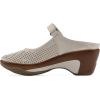 imageWHITE MOUNTAIN Womens Vinto 2 Heeled Mary Jane ClogEggshellSuededSmooth