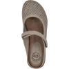 imageWHITE MOUNTAIN Womens Vinto 2 Heeled Mary Jane ClogLt TaupeSueded Smooth