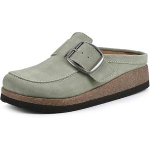 imageWHITE MOUNTAIN Womens Bueno MuleSage GreenSuede
