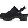 imageWHITE MOUNTAIN Shoes Being Leather Footbeds ClogBlackSuede