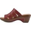 imageWHITE MOUNTAIN Shoes Valora Womens Clog SandalRedWoven