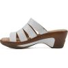 imageWHITE MOUNTAIN Shoes Valora Womens Clog SandalWhiteWoven