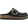 imageWHITE MOUNTAIN Womens Bayberry Buckle Signature ComfortMolded Footbed MuleBlackNubuck