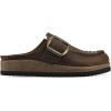 imageWHITE MOUNTAIN Womens Bayberry Buckle Signature ComfortMolded Footbed MuleBrownLeather