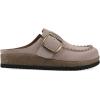 imageWHITE MOUNTAIN Womens Bayberry Buckle Signature ComfortMolded Footbed MuleLt LavenderSuede