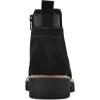 imageWHITE MOUNTAIN Womens Glassie Lug Sole Chelsea Ankle BootieBlackSuede