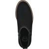 imageWHITE MOUNTAIN Womens Glassie Lug Sole Chelsea Ankle BootieBlackSuede