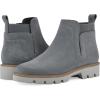 imageWHITE MOUNTAIN Womens Glassie Lug Sole Chelsea Ankle BootieBlue RaspberrySuede