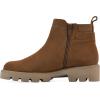 imageWHITE MOUNTAIN Womens Glassie Lug Sole Chelsea Ankle BootieWhiskeySuede