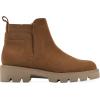 imageWHITE MOUNTAIN Womens Glassie Lug Sole Chelsea Ankle BootieWhiskeySuede