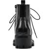 imageWHITE MOUNTAIN Womens Tappy Lug Sole Combat BootBlackPatent