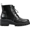 imageWHITE MOUNTAIN Womens Tappy Lug Sole Combat BootBlackPatent
