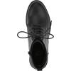 imageWHITE MOUNTAIN Womens Tappy Lug Sole Combat BootBlackSmooth