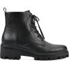 imageWHITE MOUNTAIN Womens Tappy Lug Sole Combat BootBlackSmooth
