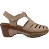 imageWHITE MOUNTAIN Womens Vie Heeled CutOut ClogSandBuc