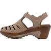 imageWHITE MOUNTAIN Womens Vie Heeled CutOut ClogSandBuc