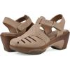 imageWHITE MOUNTAIN Womens Vie Heeled CutOut ClogSandBuc