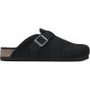 imageWhite Mountain Womens Bari ClogBlackSuede WFaux Fur