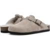 imageWhite Mountain Womens Bari ClogTaupeSuede WFaux Fur