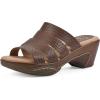 imageWHITE MOUNTAIN Shoes Valora Womens Clog SandalBrownWoven