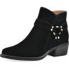 imageWHITE MOUNTAIN Womens Altossa Western Ankle BootieBlackSuede